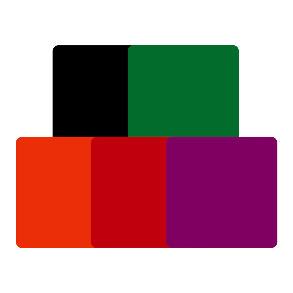 Opaque Glossy Colorful Acrylic Sheets - 10pcs