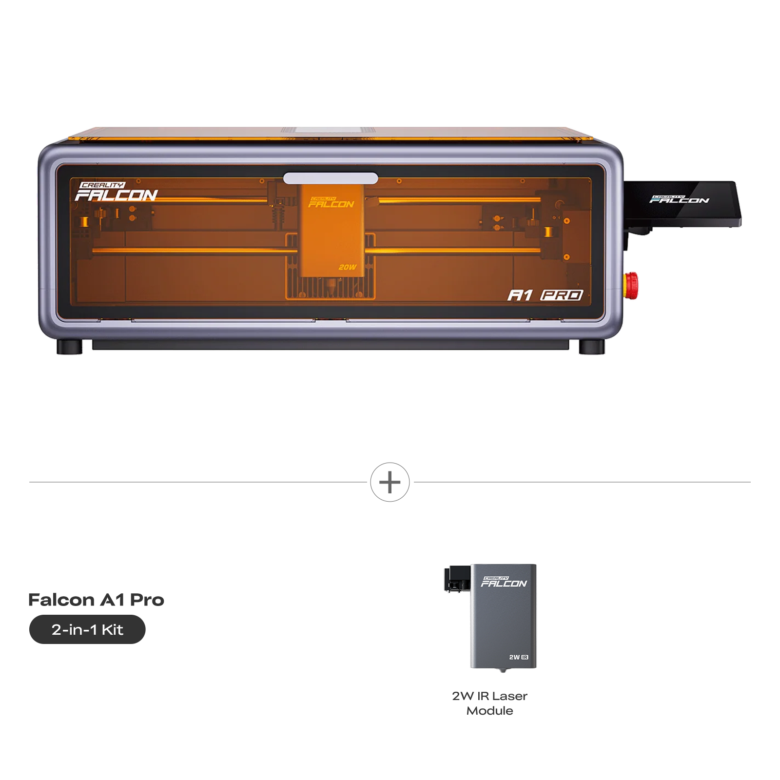 Creality Falcon A1 Pro 20W Dual-laser Engraver Basic Kit