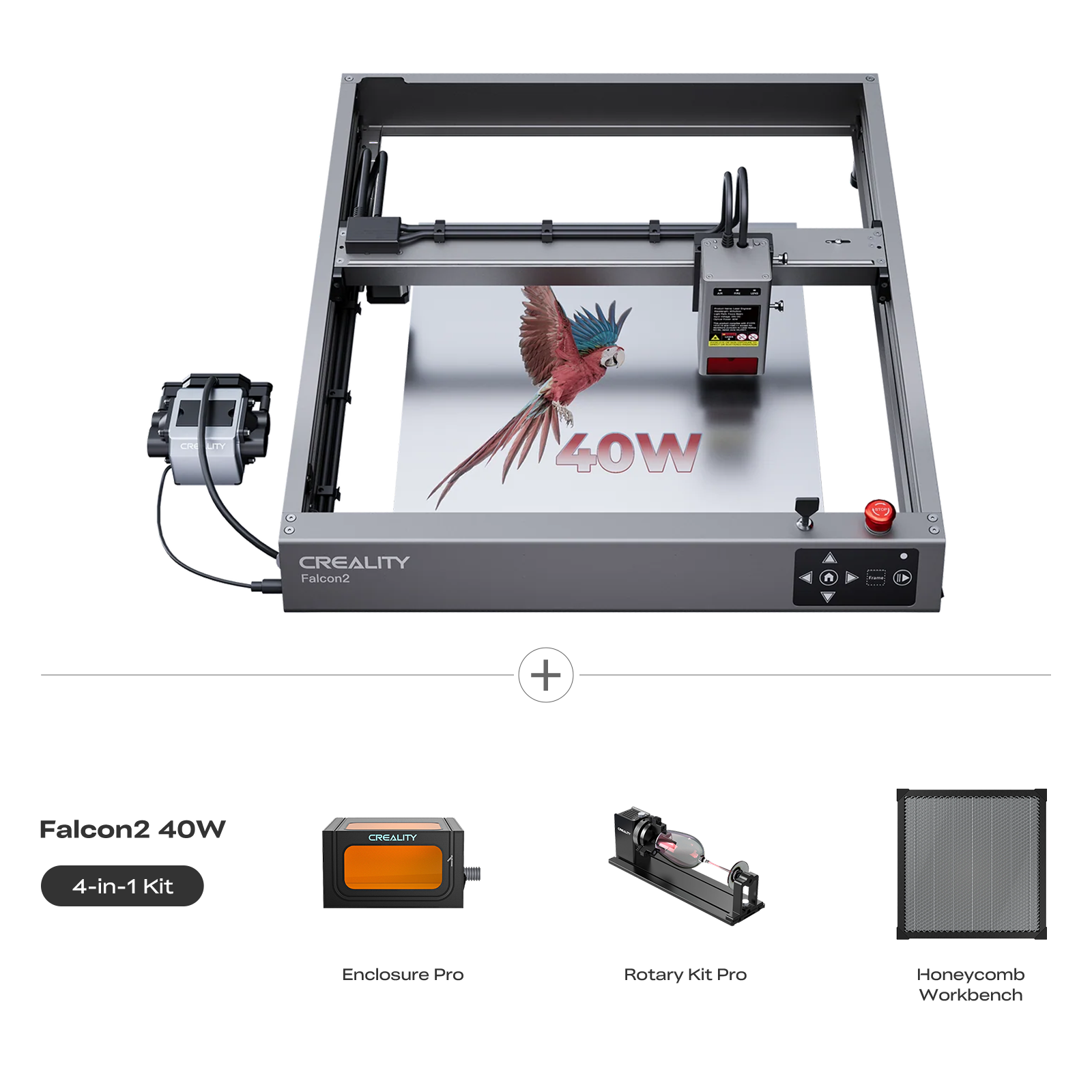 Creality Falcon2 40W Laser Engraver and Cutter Advanced Kit