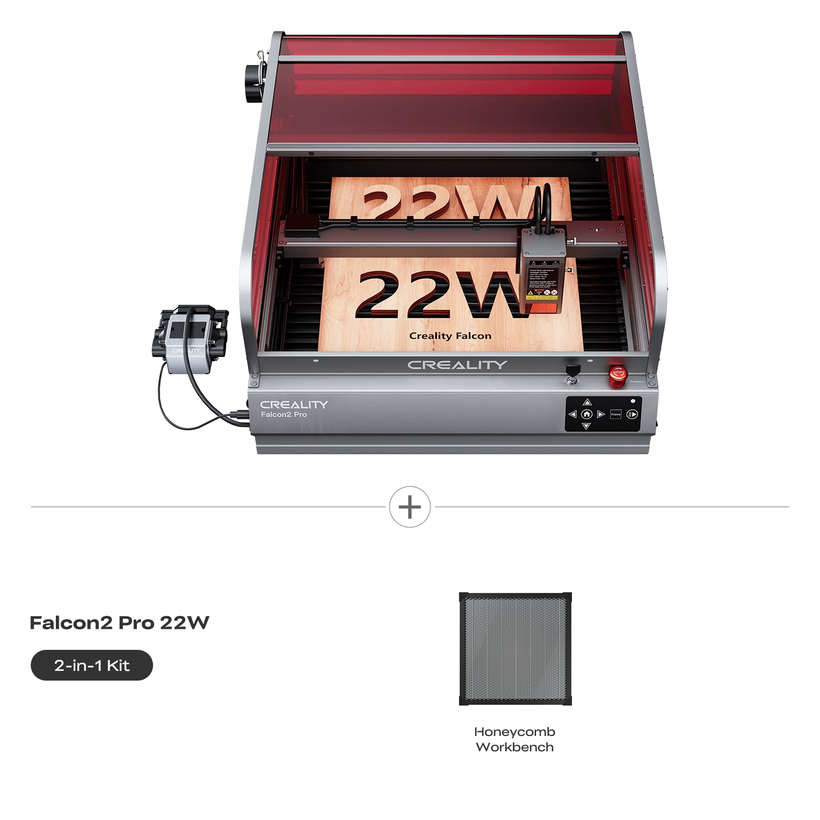 Creality Falcon2 Pro 22W/40W Enclosed Laser Engraver & Cutter Basic Kit