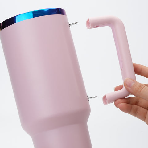 Stainless Steel Tumbler with Removable Handle