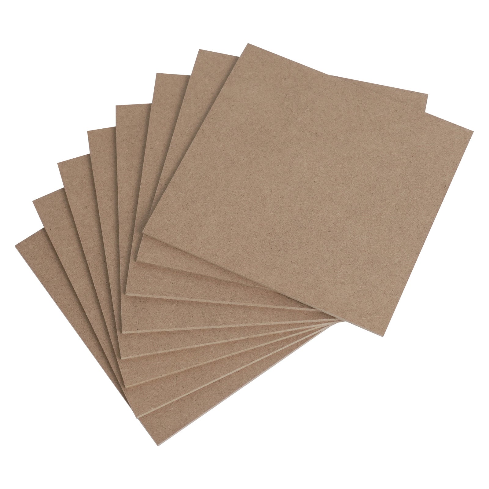 6'' MDF Wood Boards 3mm(20pcs)