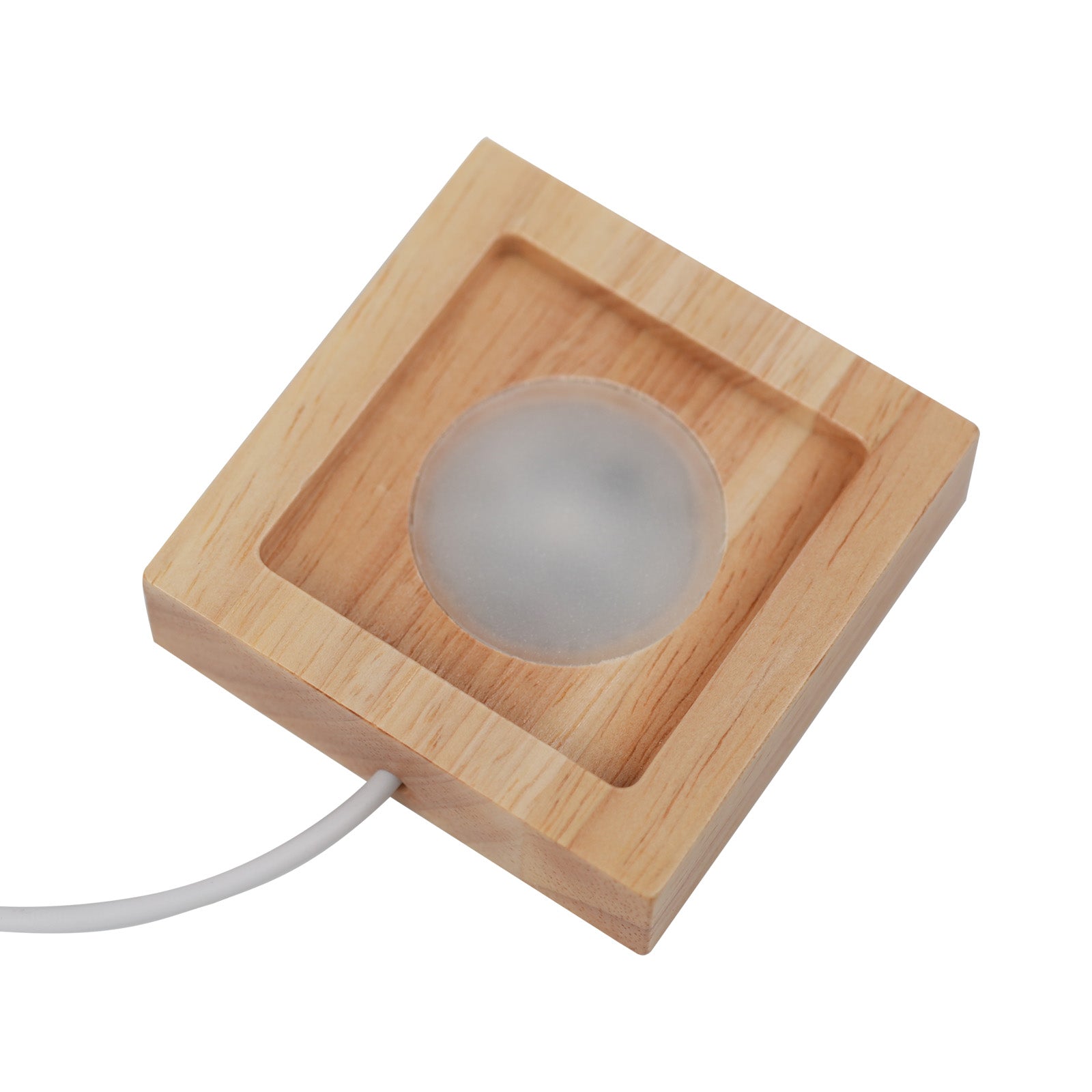 Wooden Light Display Stand for Crystal(4pcs)