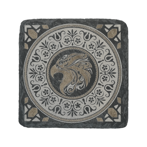 (Pre Sale)Black Square Stone Coasters(5pcs)