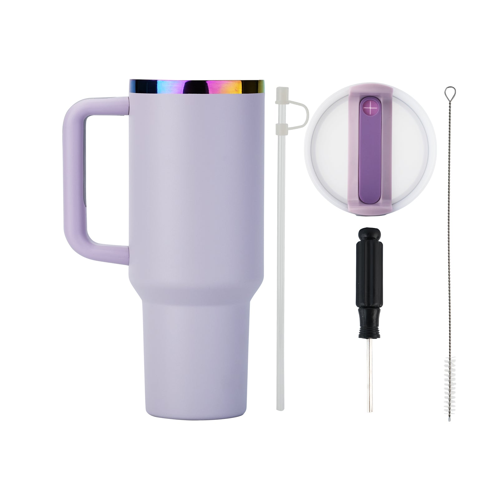 Stainless Steel Tumbler with Removable Handle