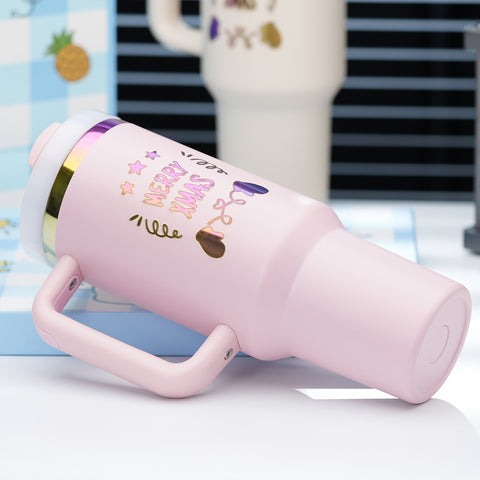 Stainless Steel Tumbler with Removable Handle