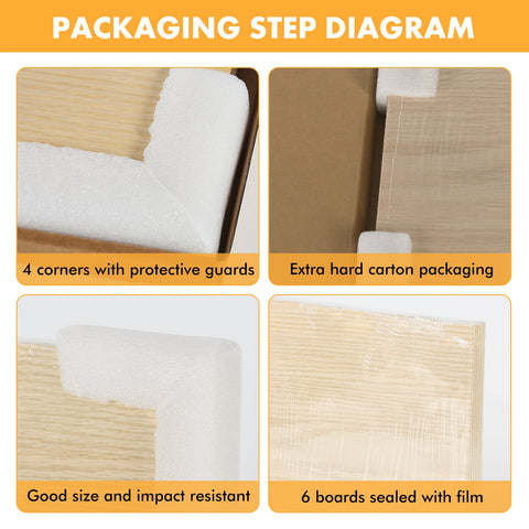 Rubberwood Plywood Sheets 11.8"x11.8" for Engraving - 6 PCS