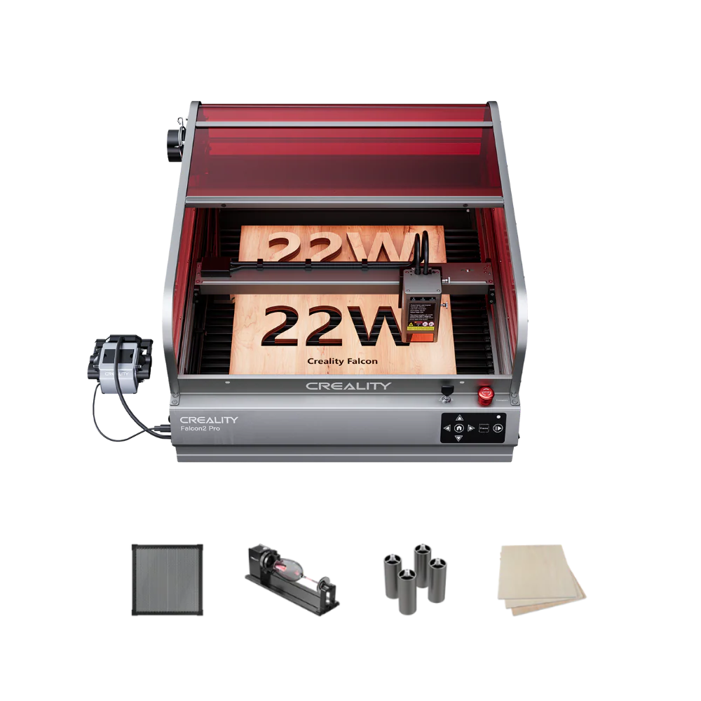 Creality Falcon2 Pro 22W Enclosed Laser Engraver and Cutter All in One Kit