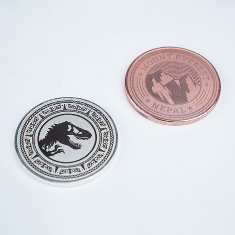 (Pre Sale)3-Color Blank Commemorative Coins (6pcs)