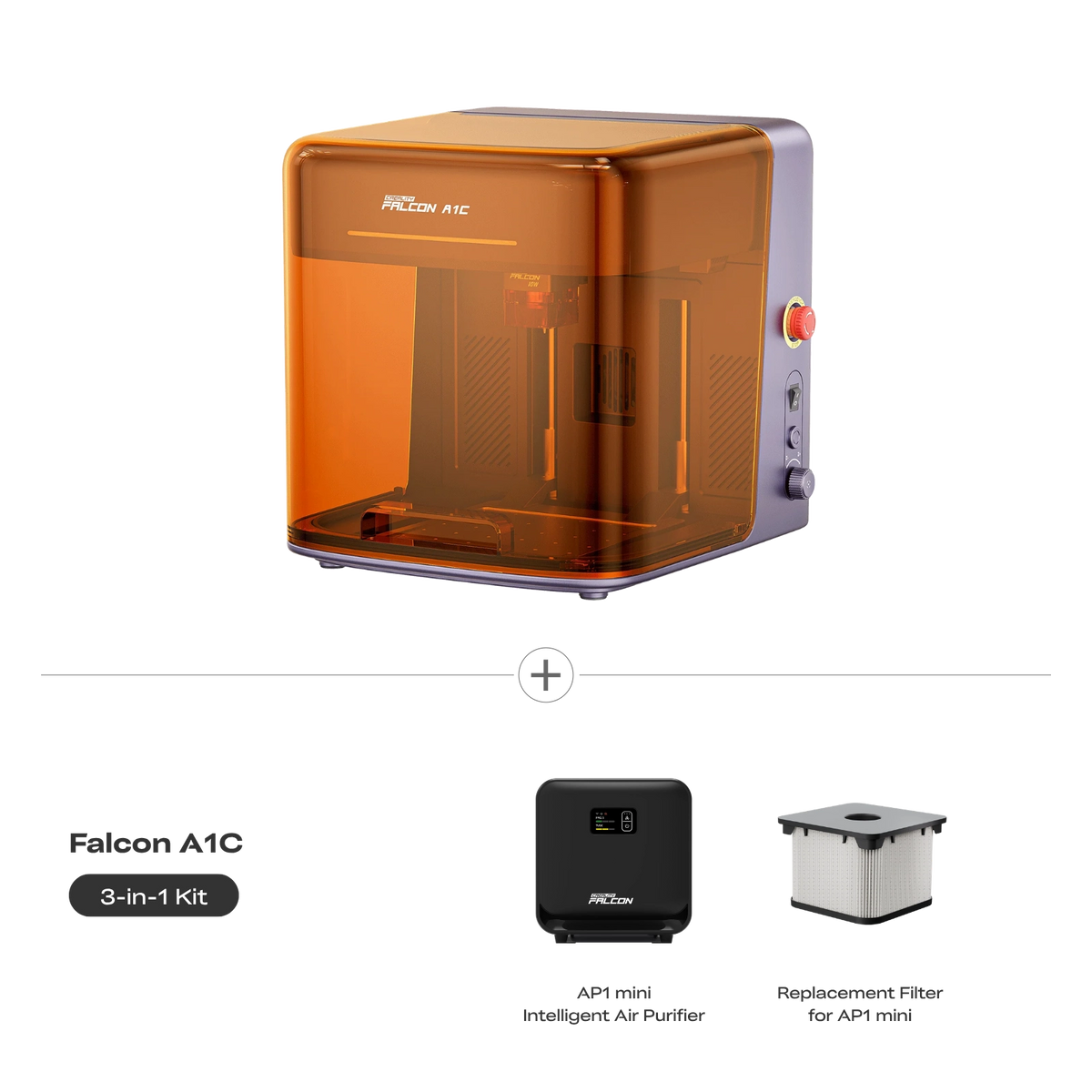 Creality Falcon A1C  with AI Camera - Purifier Kit