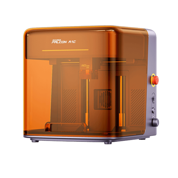 Creality Falcon A1C laser engraver with AI camera and enclosed desktop design