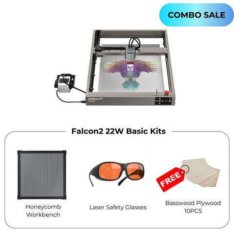 Bundle Falcon2 22W Laser Engraver Basic Kits