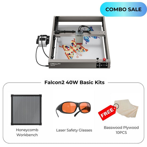 Bundle Falcon2 40W Laser Engraver Basic Kits