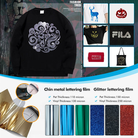 HTV Heat Transfer Vinyl for Laser Engraving - 10 PCS