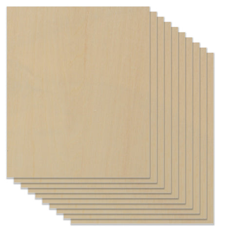 Basswood Plywood Sheets 8.27"x11.7"x1/8" for Laser Engraving - 10 PCS