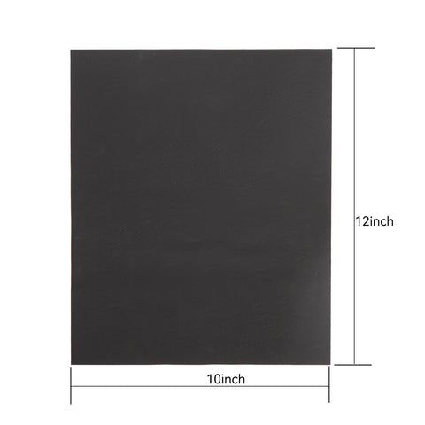 Black Leather Repair Patch 10x12cm - 4PCS for Laser Engraving