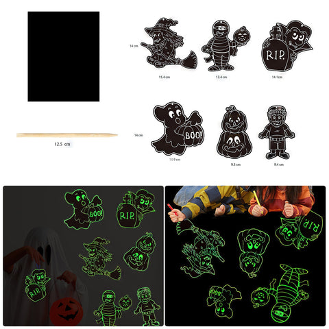 A4 Luminous Scratch Paper for Laser Engraving - 50 pcs