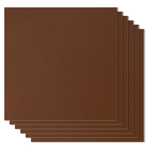 Brown Unfinished Wood 12"x12" for Laser Engraving and CNC Cutting - 6pcs