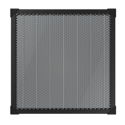 Grid-like filter with black border on a white background