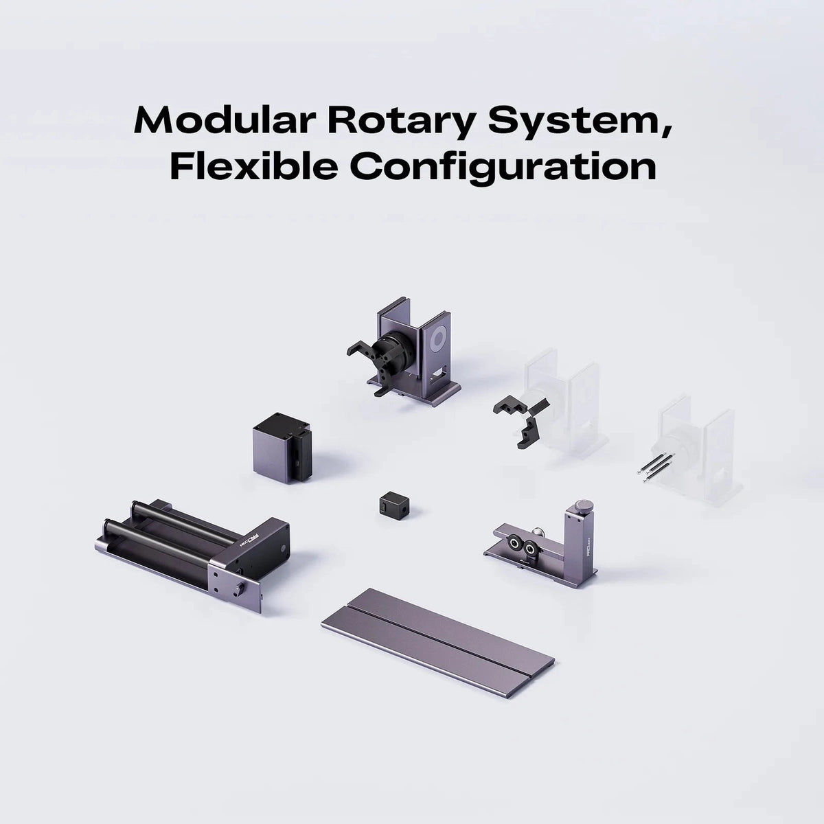 RC2 Rotary Attachments: Chuck, Roller & Kit