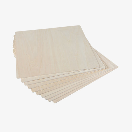 12×12'' Laser Module Basswood Plywood Sheets（Intelligent recognition w/ Falcon A1） 1000