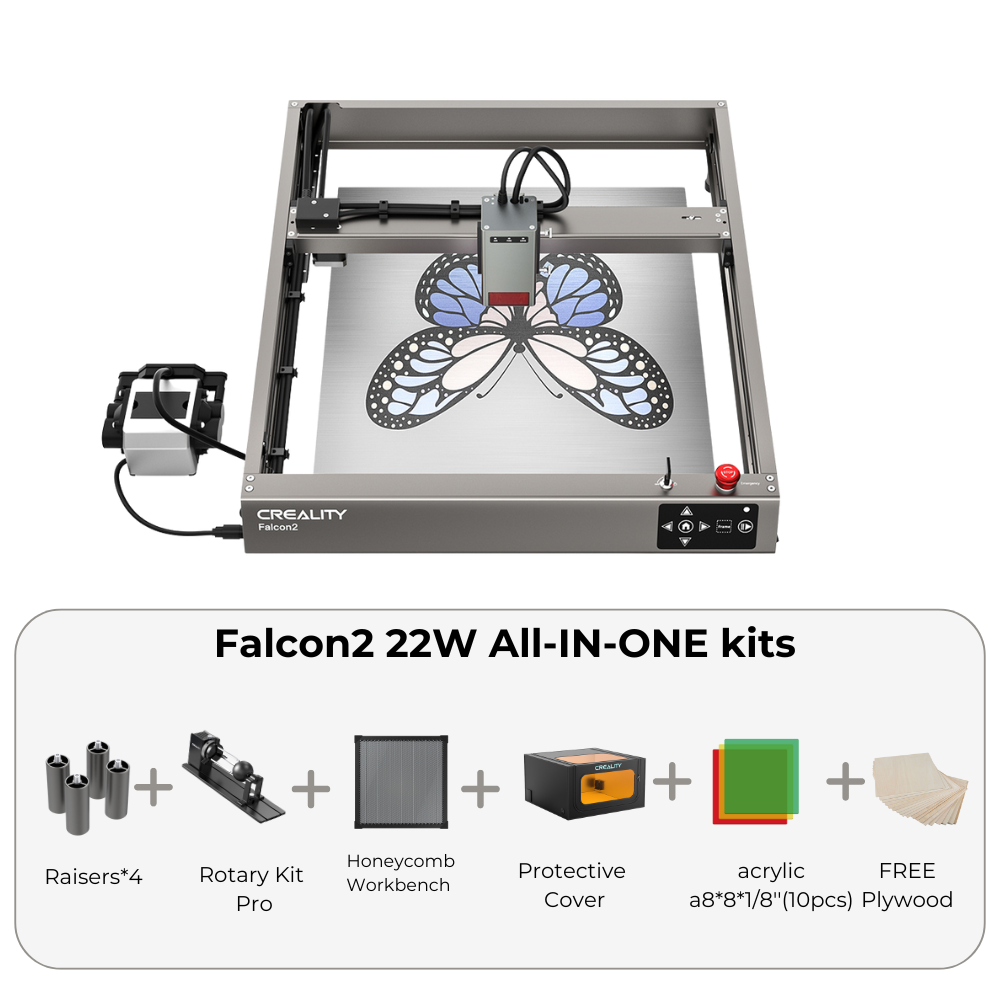 Falcon2 22W All-In-One Kits COMBO SALE Laser Engraver