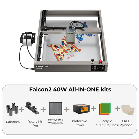 40W COMBO SALE Falcon2 Laser Engraver All-In-One Kits