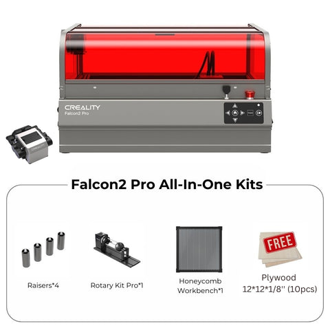 Falcon2 Pro 22W/40W Enclosed Laser Engraver and Cutter