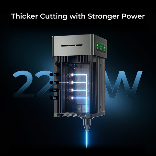 Falcon2 22W Laser Engraver and Cutter 1000