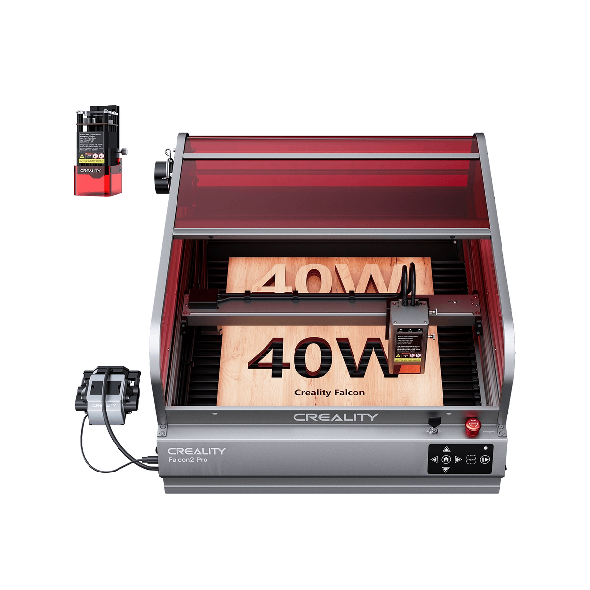 Creality Falcon2 Pro 40W Enclosed Laser Engraver and Cutter